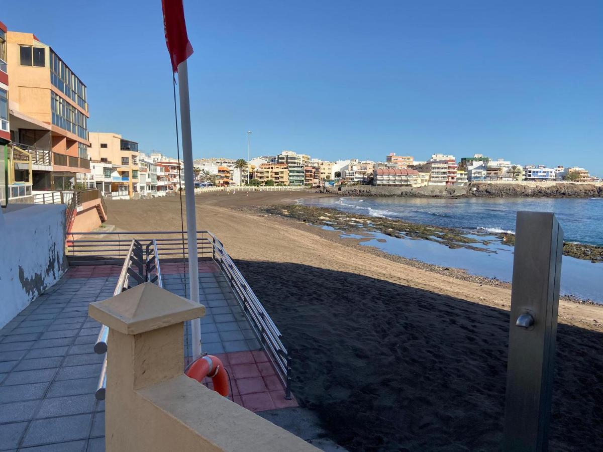 Ferienwohnung Salinetas Blue Surf House Telde Exterior foto